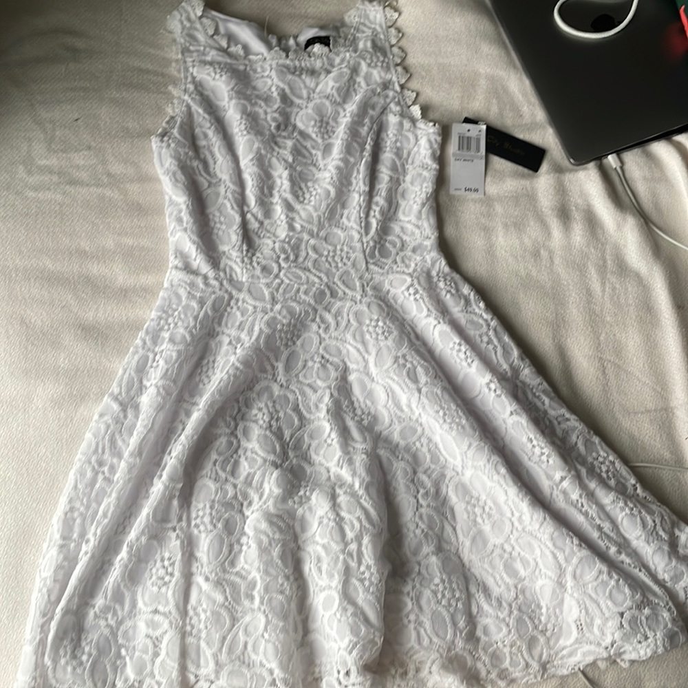 White lace dress